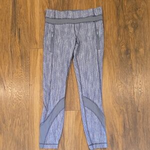 Lululemon Gray Patterned Leggings